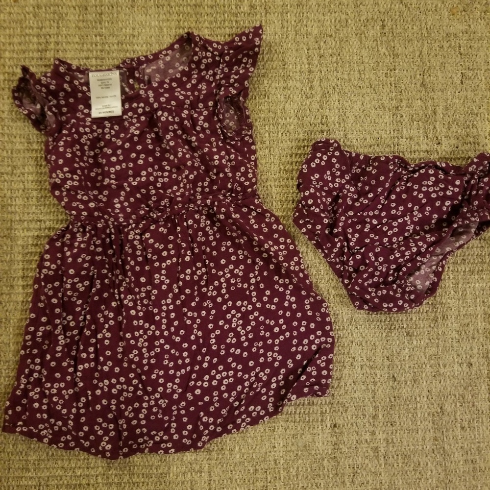 Kids dress with undergarment size 24M
